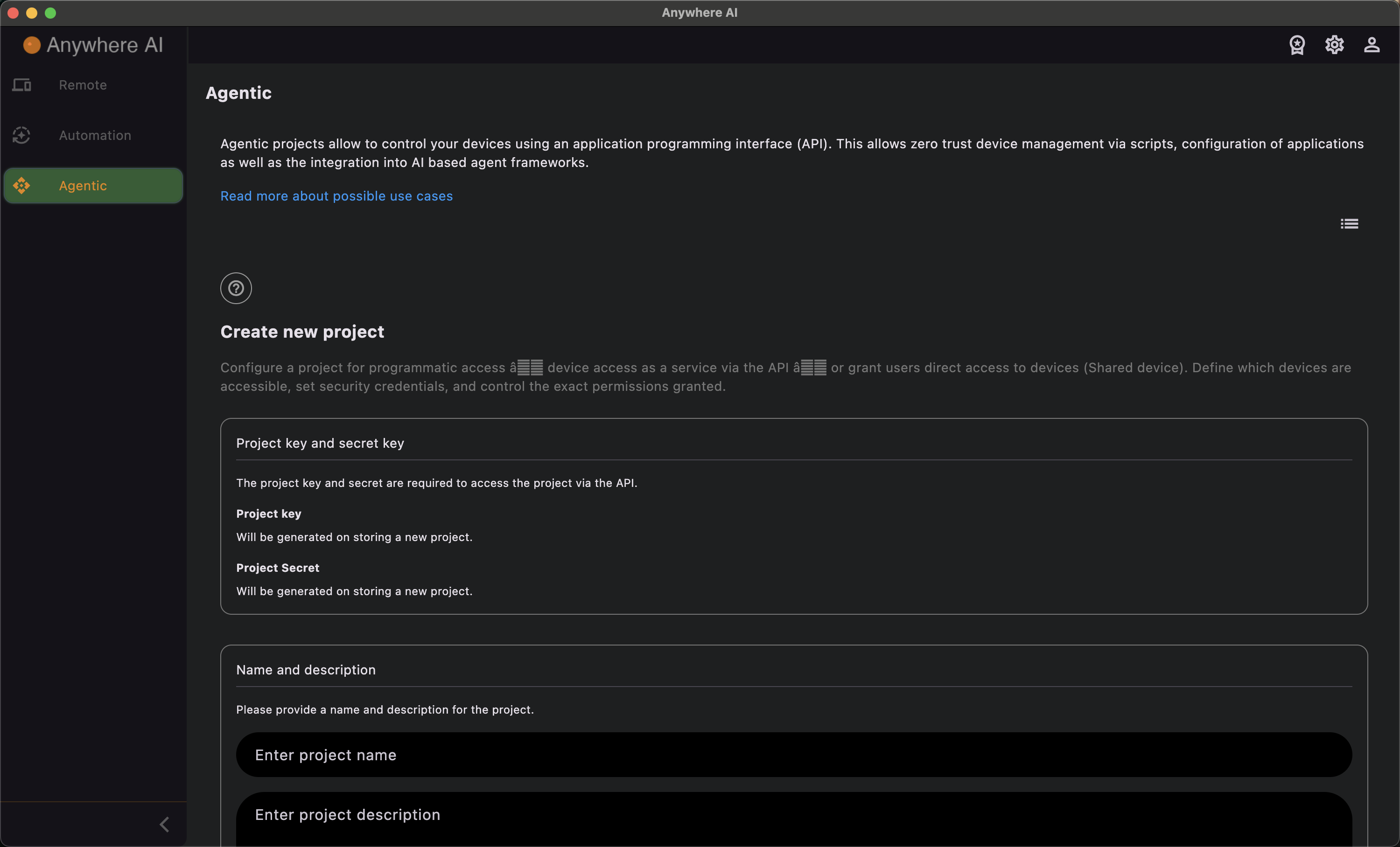 Set up an API project walkthrough