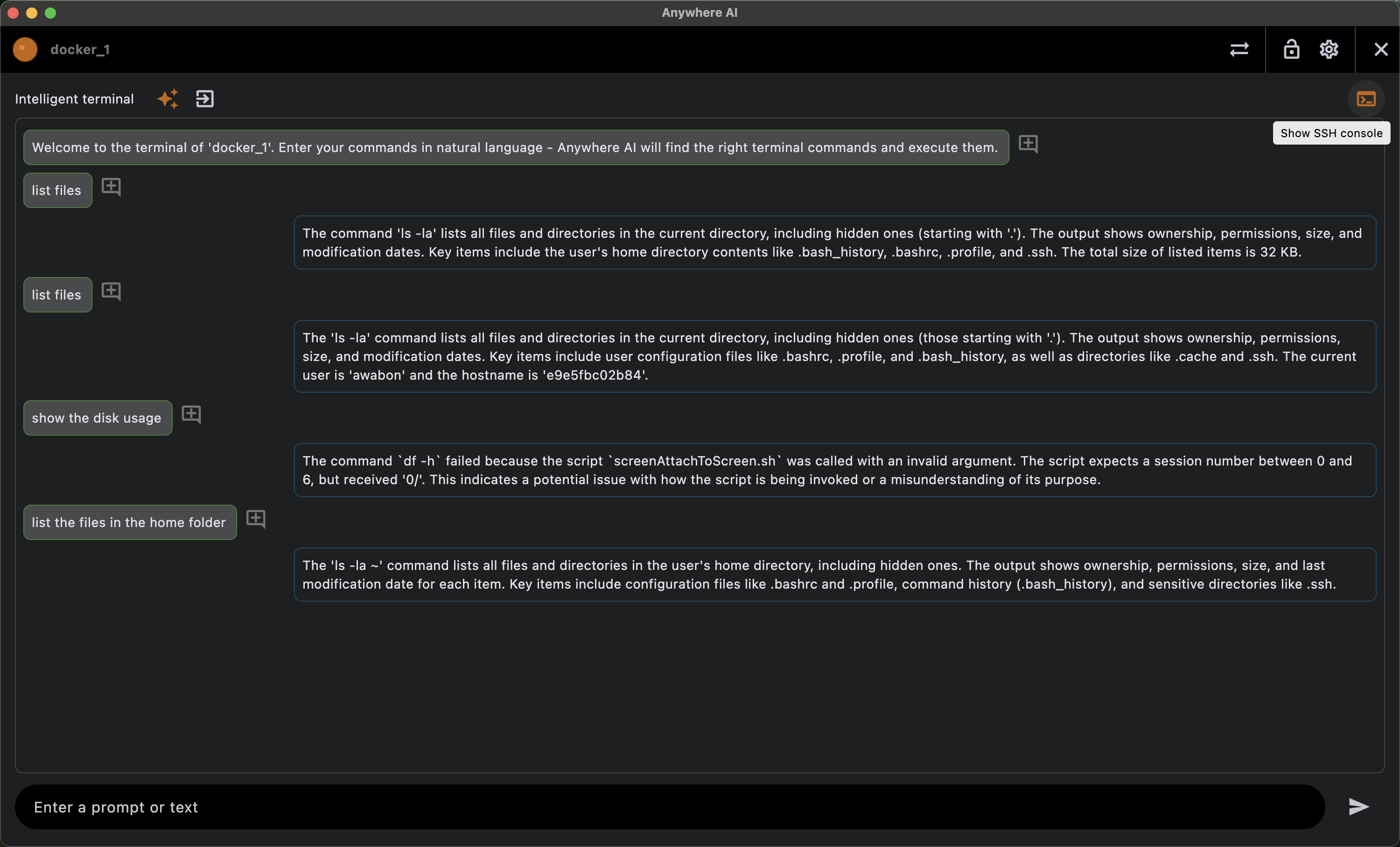 Intelligent Terminal walkthrough