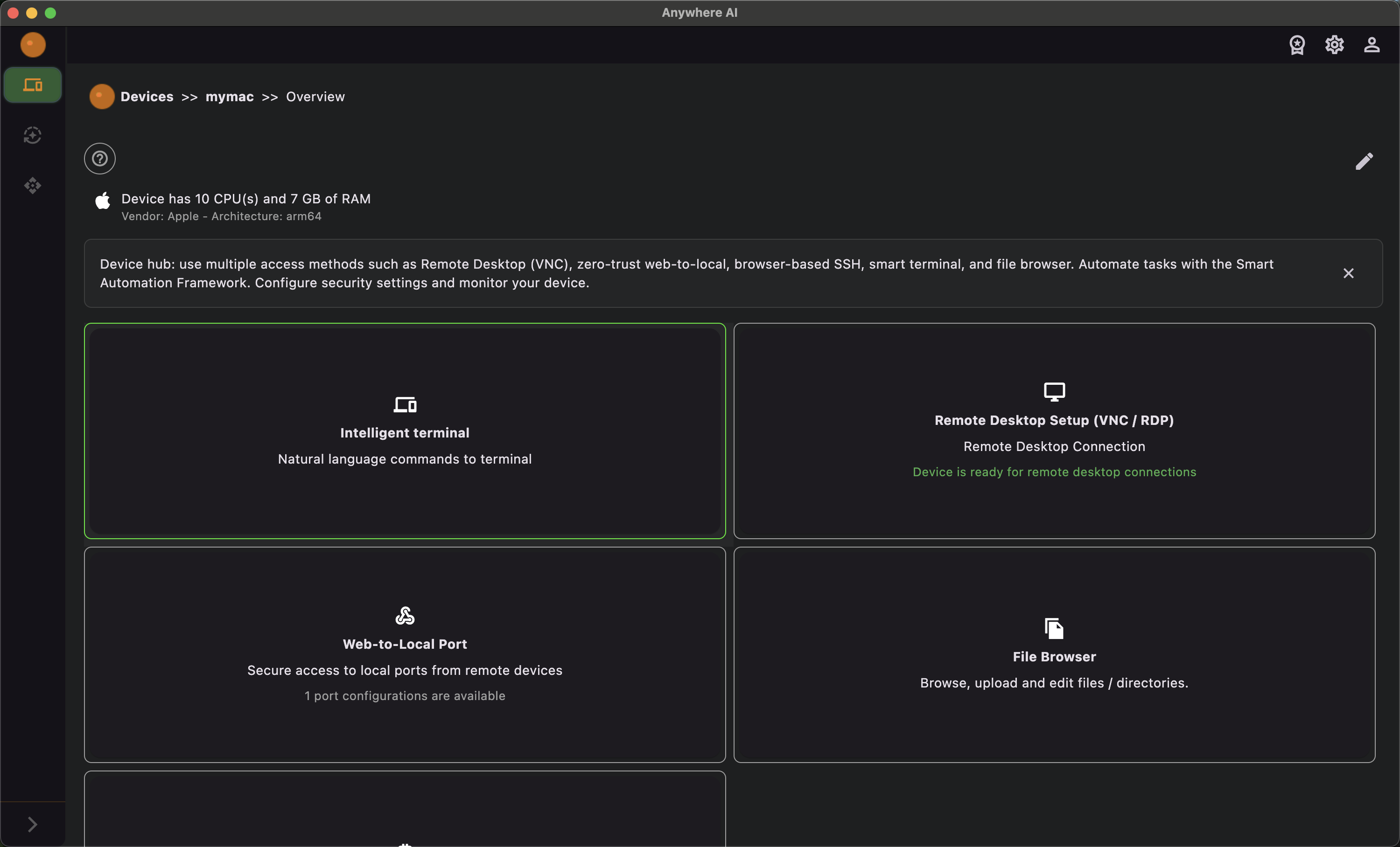 Remote Desktop walkthrough